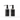 16 oz. Glass Soap Dispensers with Black Pump - Set of 2