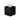 Matte Black Square Tissue Box Cover and Matte Black Wall Hooks Bundle