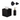 Matte Black Square Tissue Box, Wall Hooks and Soap Dispenser with Gold Pump Bundle