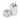 Blanc Collection Toothbrush Holder with Lid