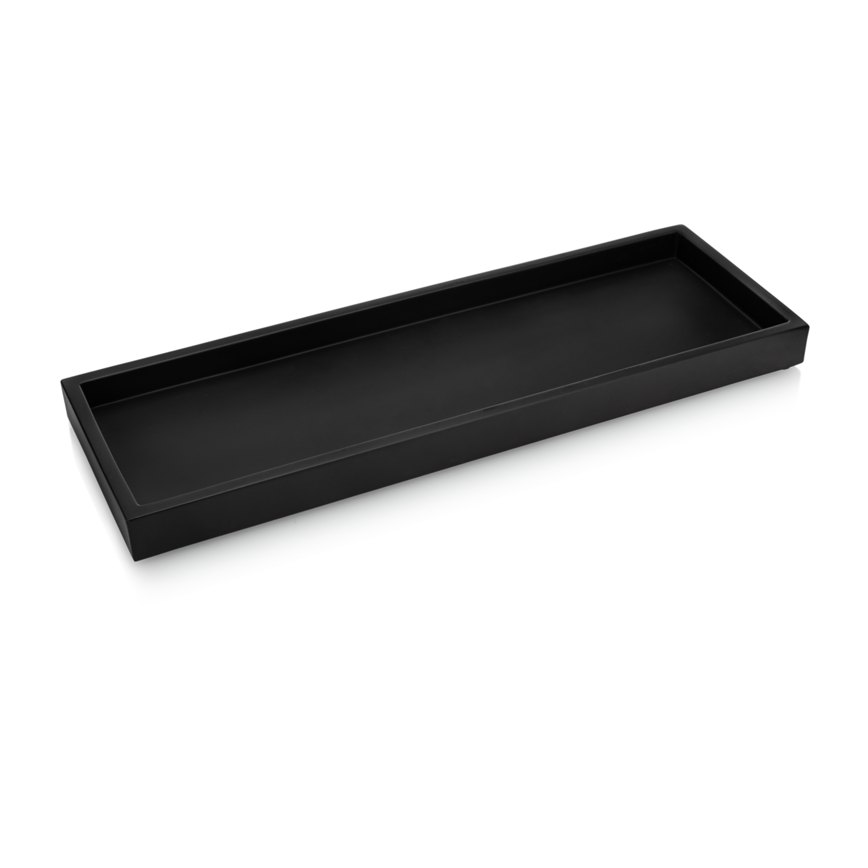 Matte Black Collection Luxury Bathroom Vanity Tray – Essentra Home