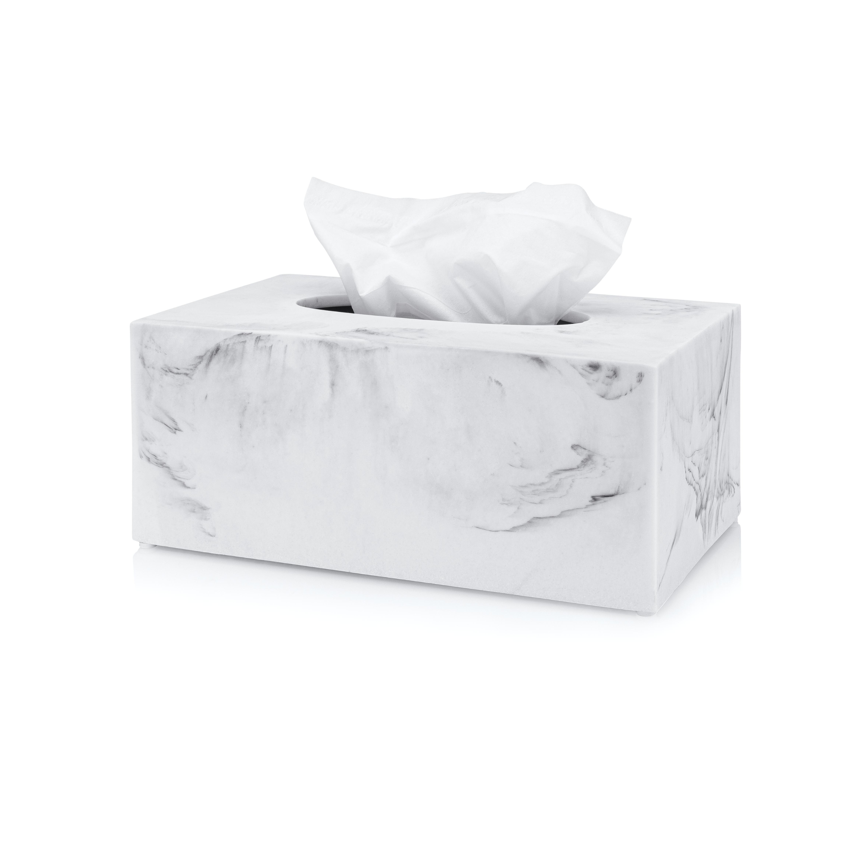 Rectangular Tissue Box - Blanc Collection – Essentra Home